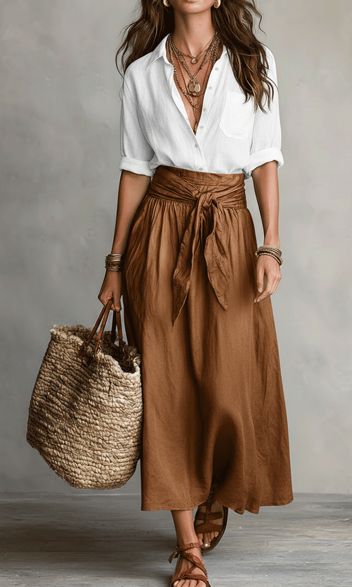 Antonia - Boho Skirt Set