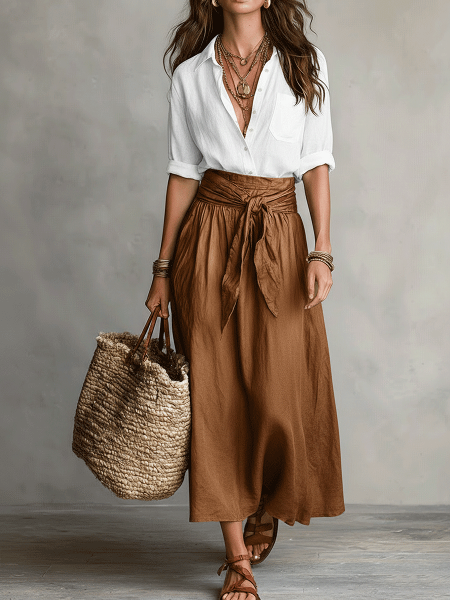 Antonia - Boho Skirt Set