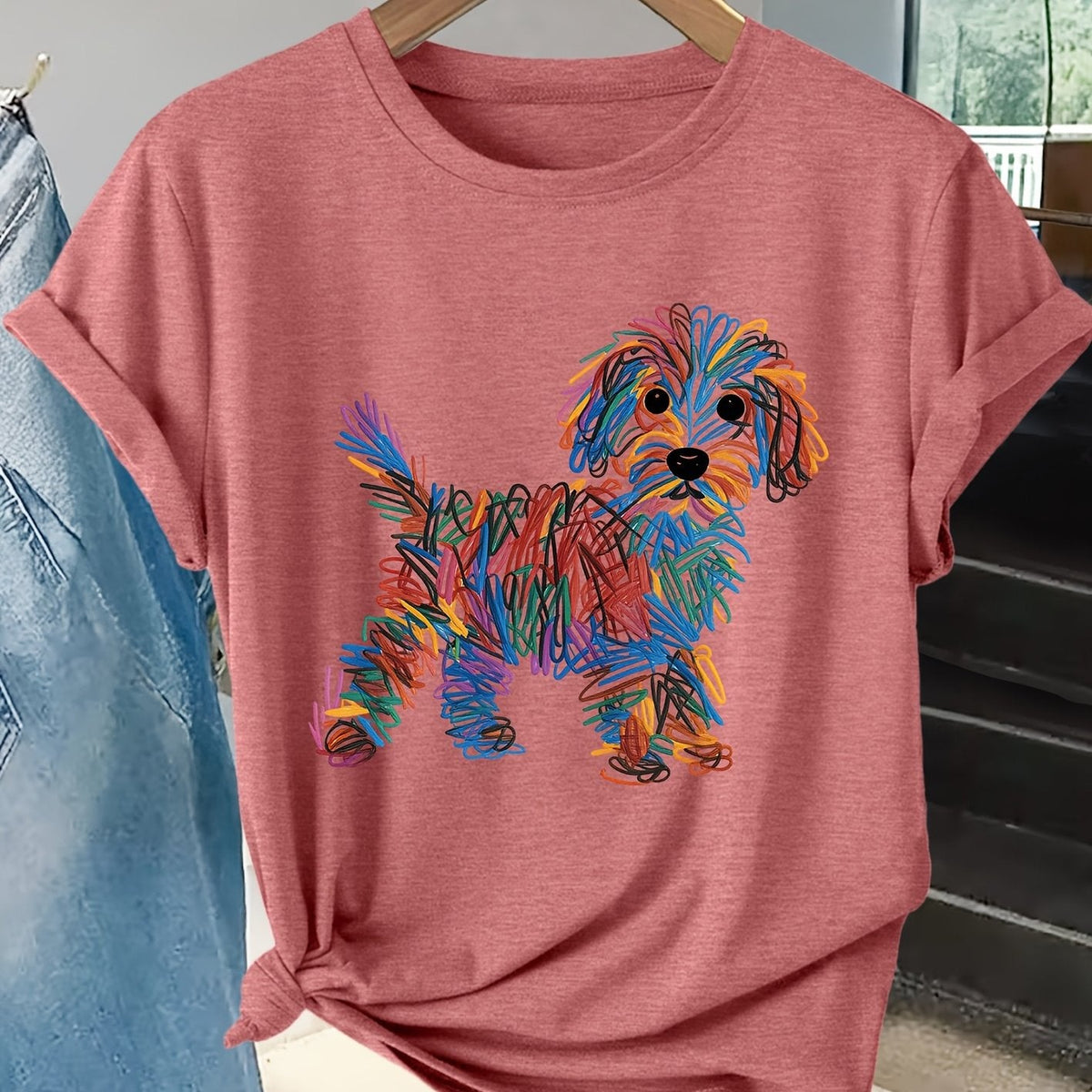 Pippa - Charming Dog Print Tee – view 19