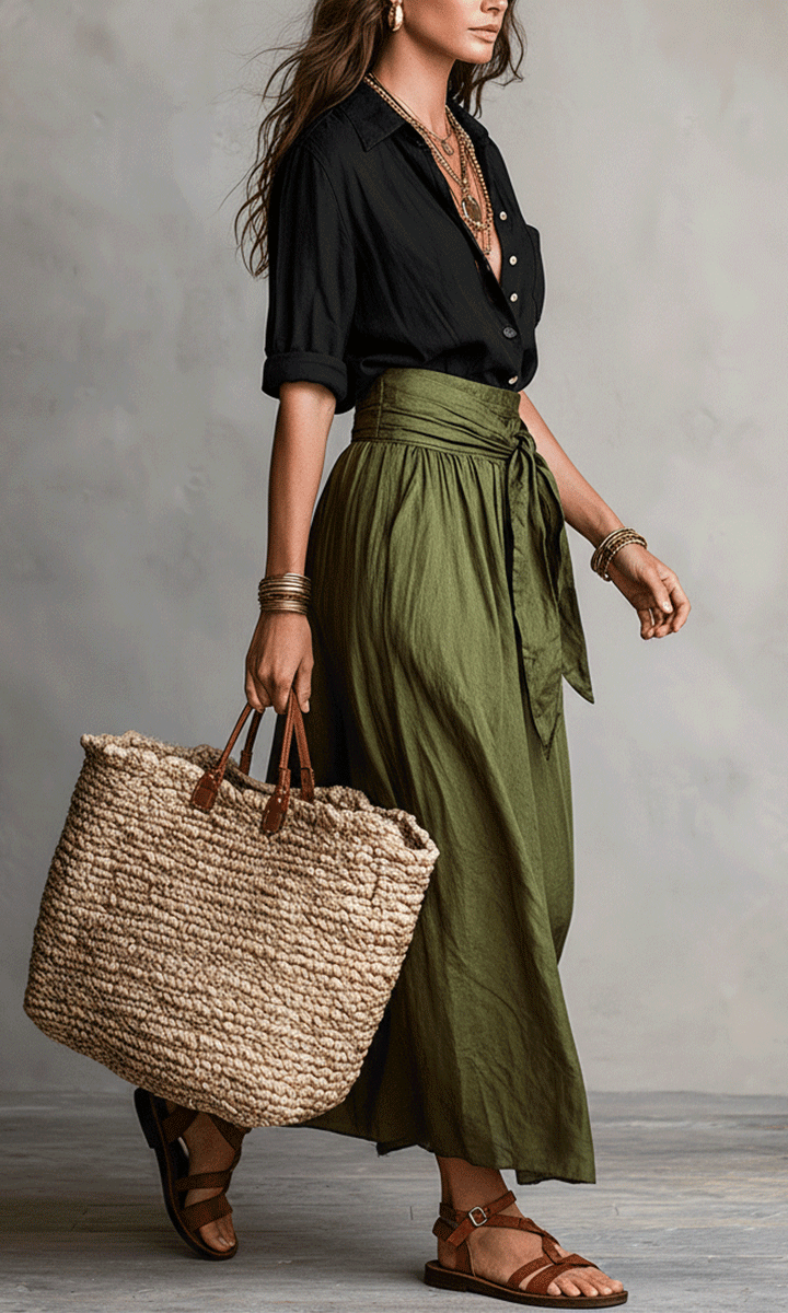 Antonia - Boho Skirt Set
