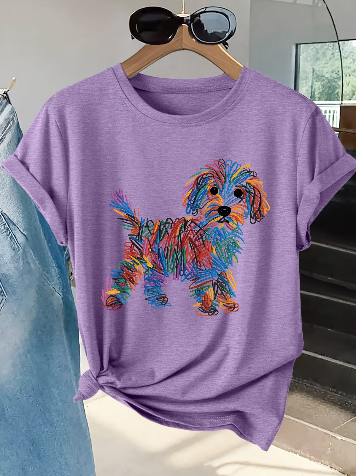 Pippa - Charming Dog Print Tee – view 6