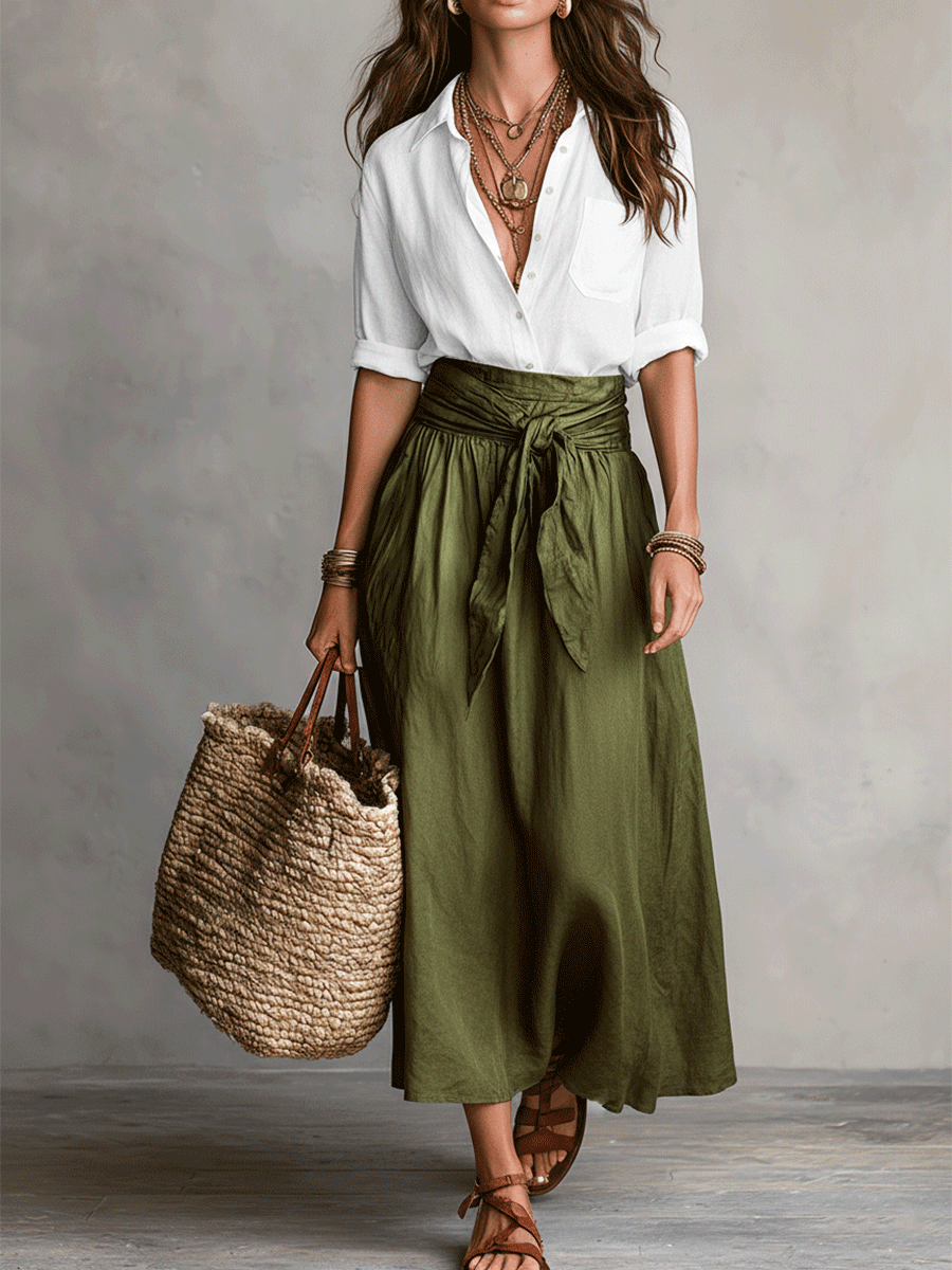 Antonia - Boho Skirt Set