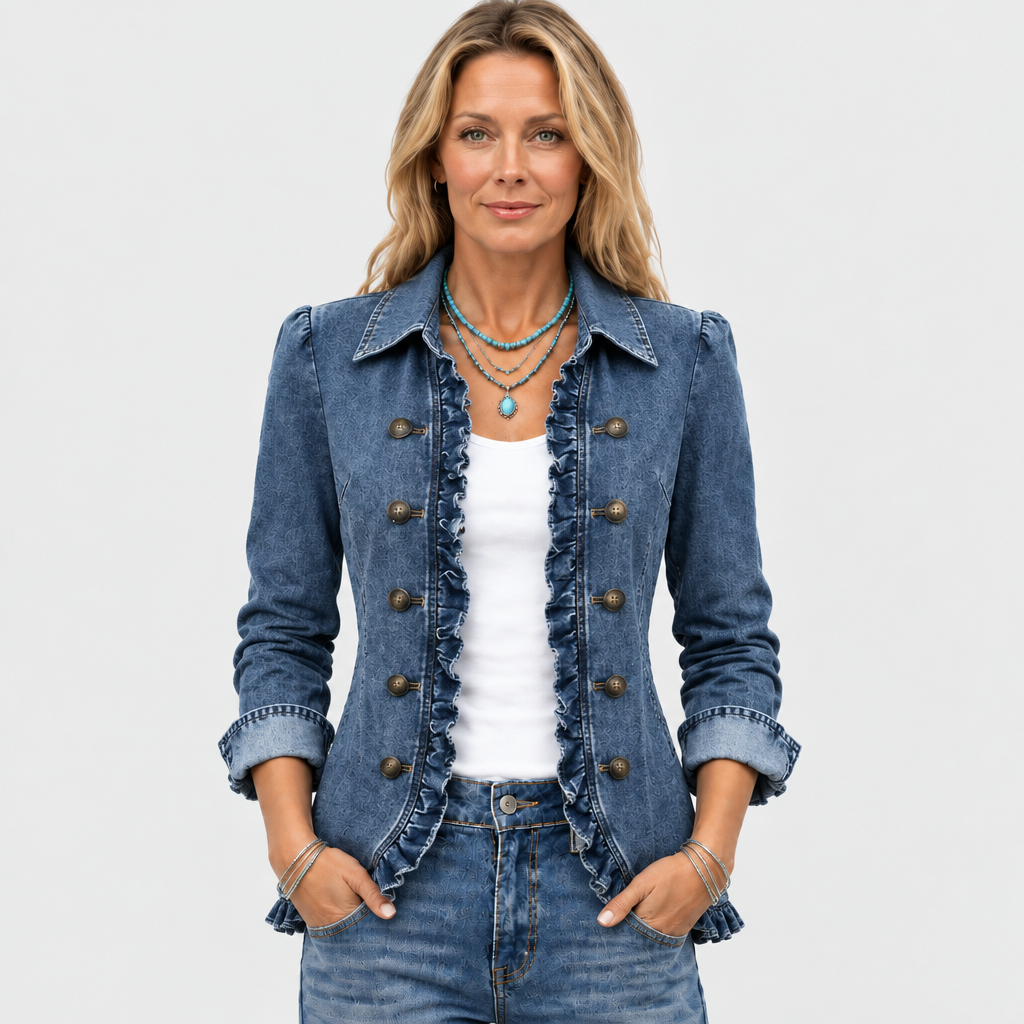 Posy | Ruffle Trim Jacket