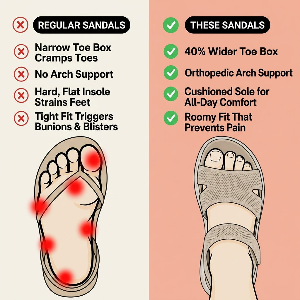 Rear view of the green arch support walking sandals, highlighting the heel support and comfortable construction.