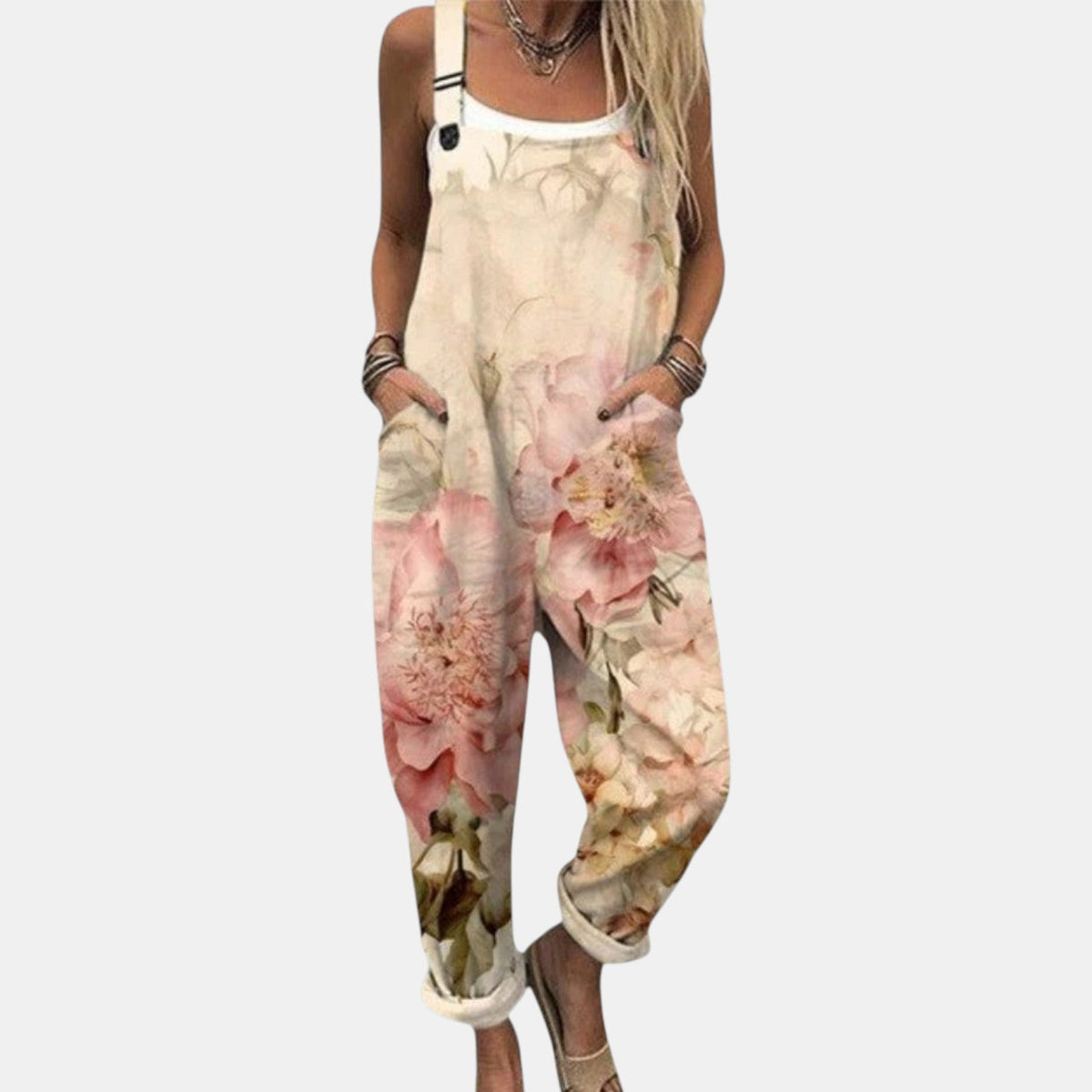 Letitia | Blush Floral Overall