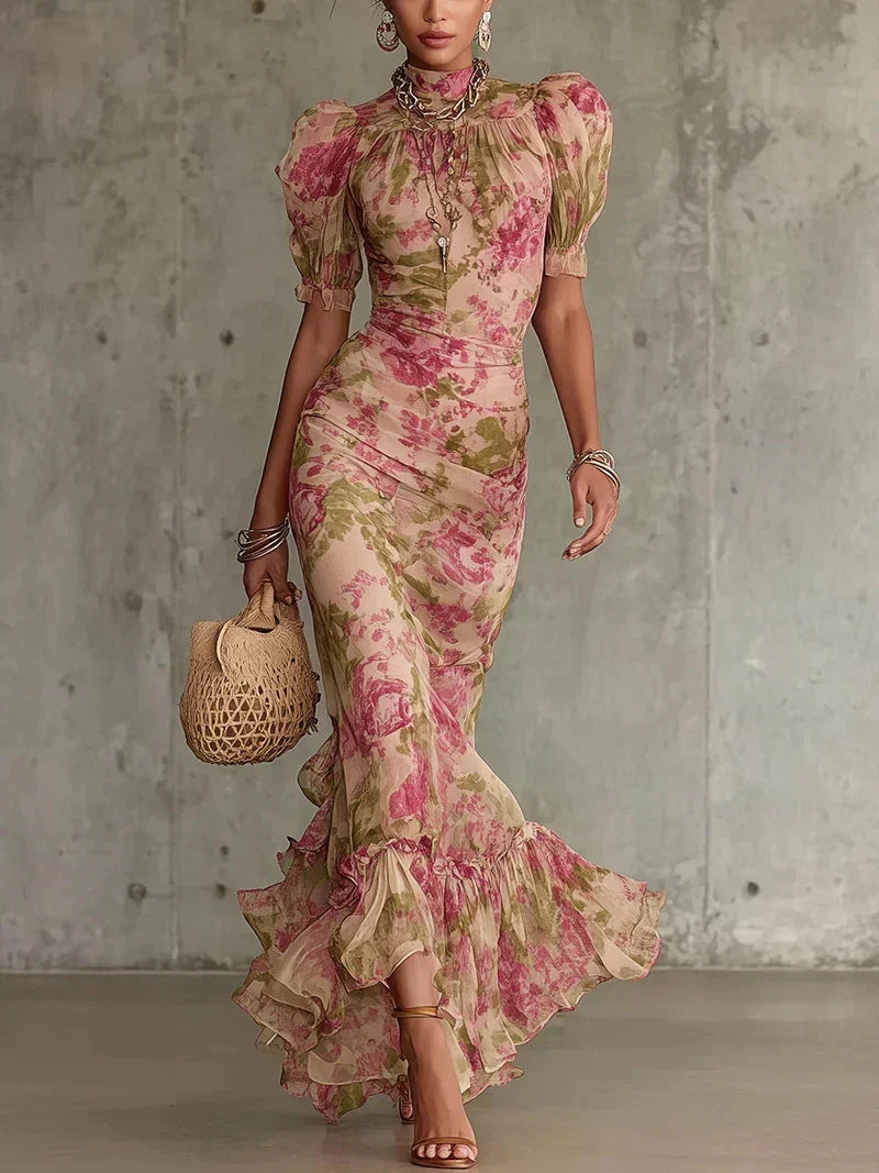 Juliette - Chiffon Floral Maxi Dress Signature product image