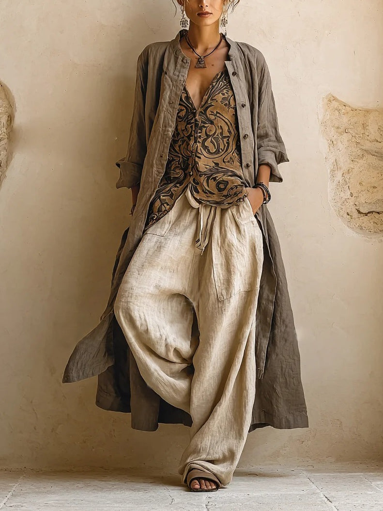 Kenza - Flowing Wide-Leg Trousers product image