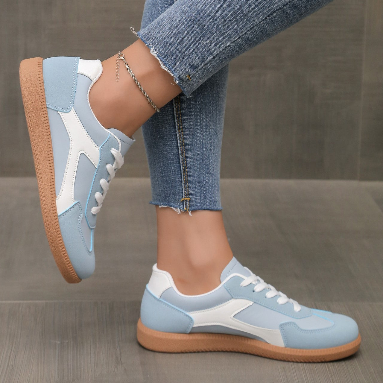 Pair of blush rose Adaline orthopaedic shoes, top-down view, emphasizing the wide forefoot design for comfort.