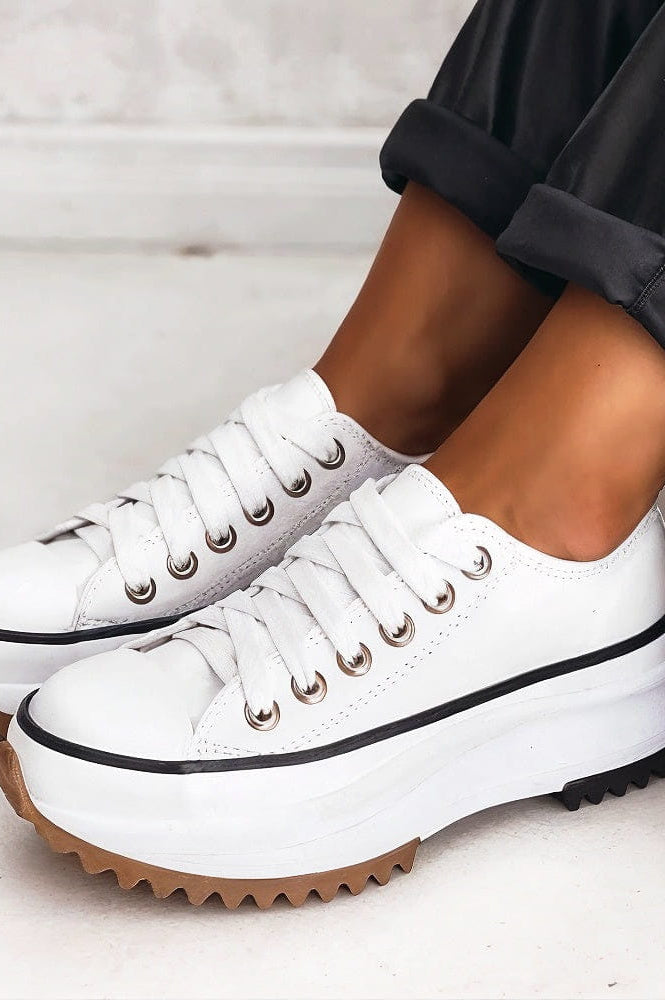 LUNASTAR | PLATFORM ORTHOPEDIC SNEAKERS – White