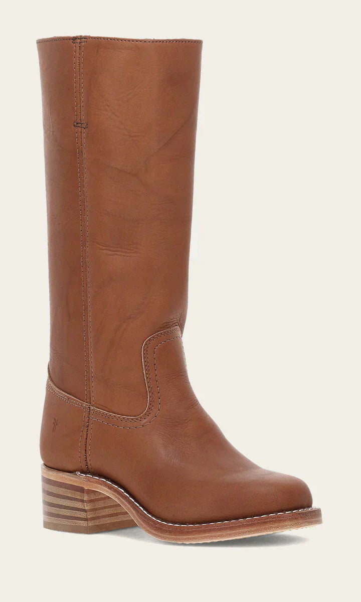 Back view of the Calandra classic western boots, focusing on the heel structure and overall shape.