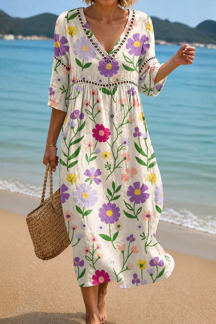 Capri - Breezy Floral Midi Dress product image