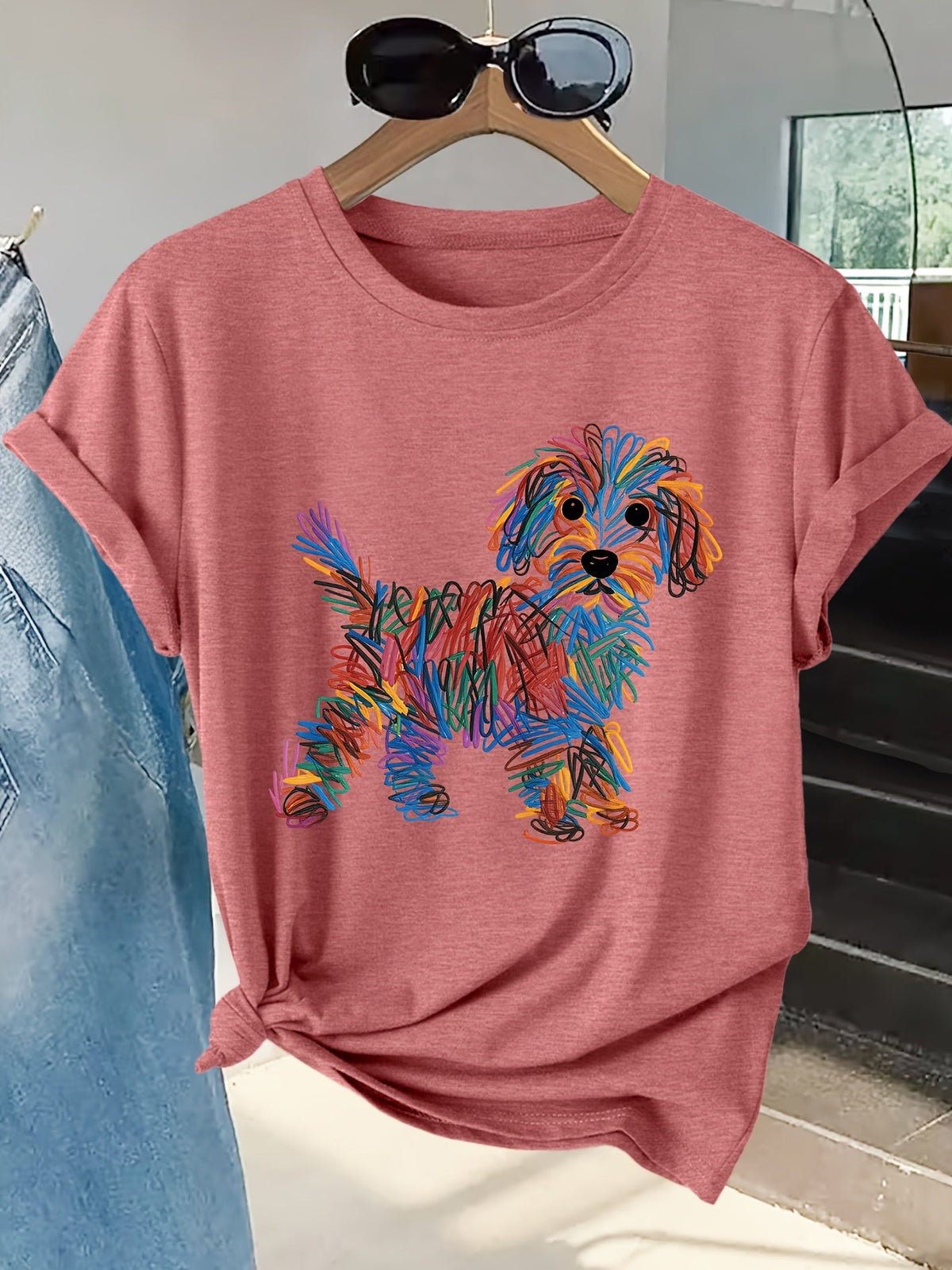 Pippa - Charming Dog Print Tee – view 4