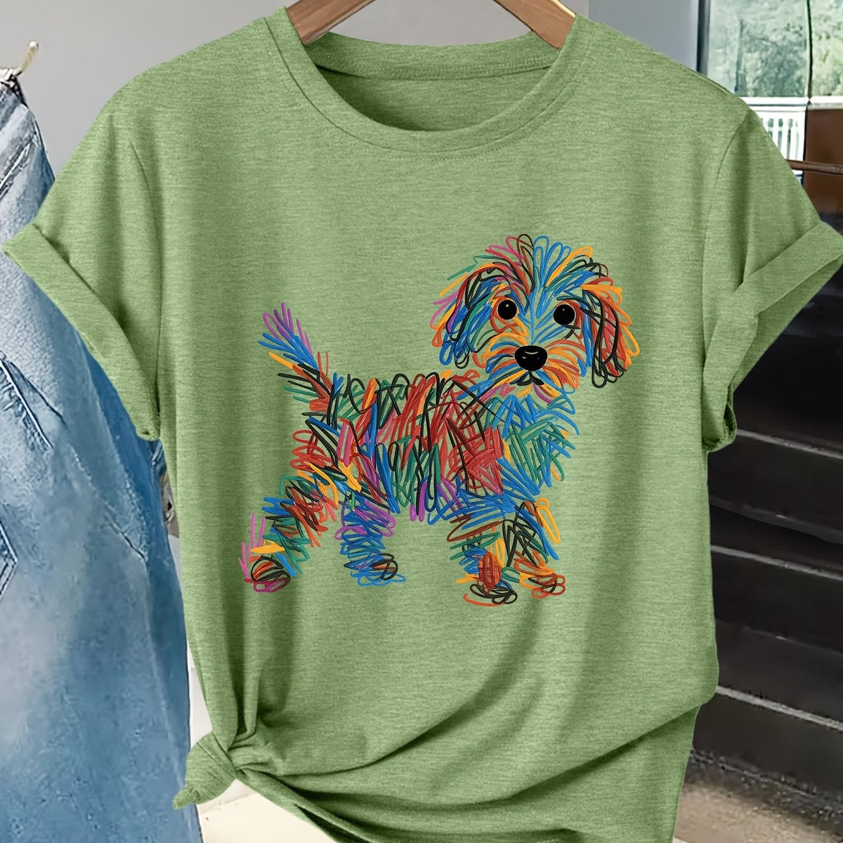Pippa - Charming Dog Print Tee – view 16