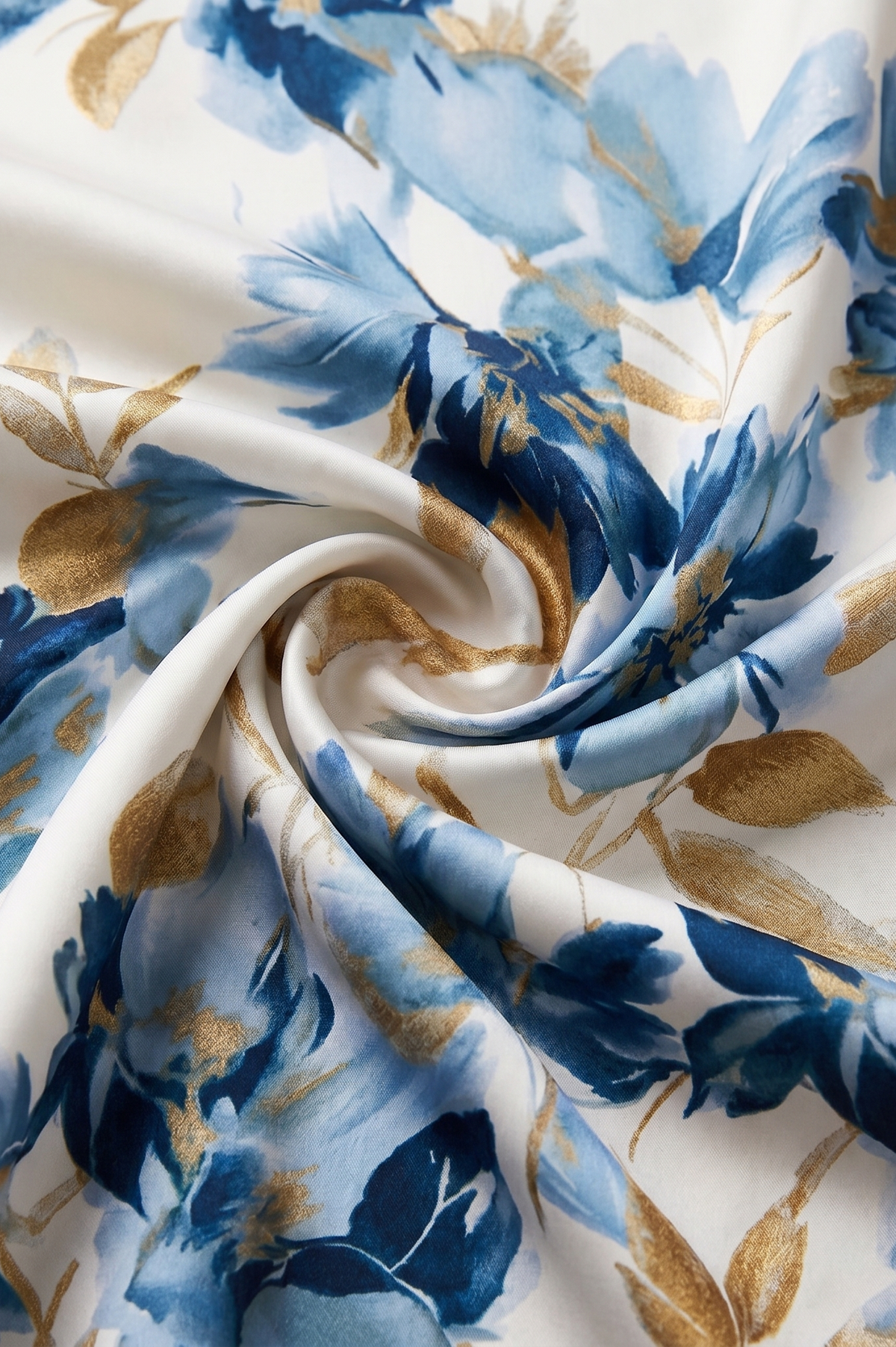 Solange | Floral Wrap Waist Midi Dress