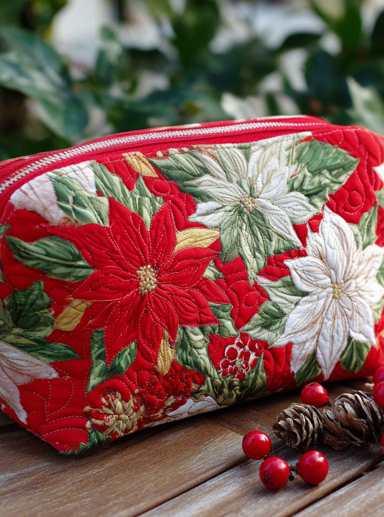 Kiera - Quilted Cosmetic Bag Handmade Cosmetic Bags product image