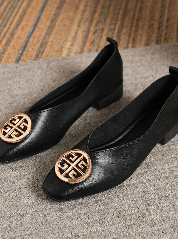 Marlène - Elegant Square-Toe Flats product image