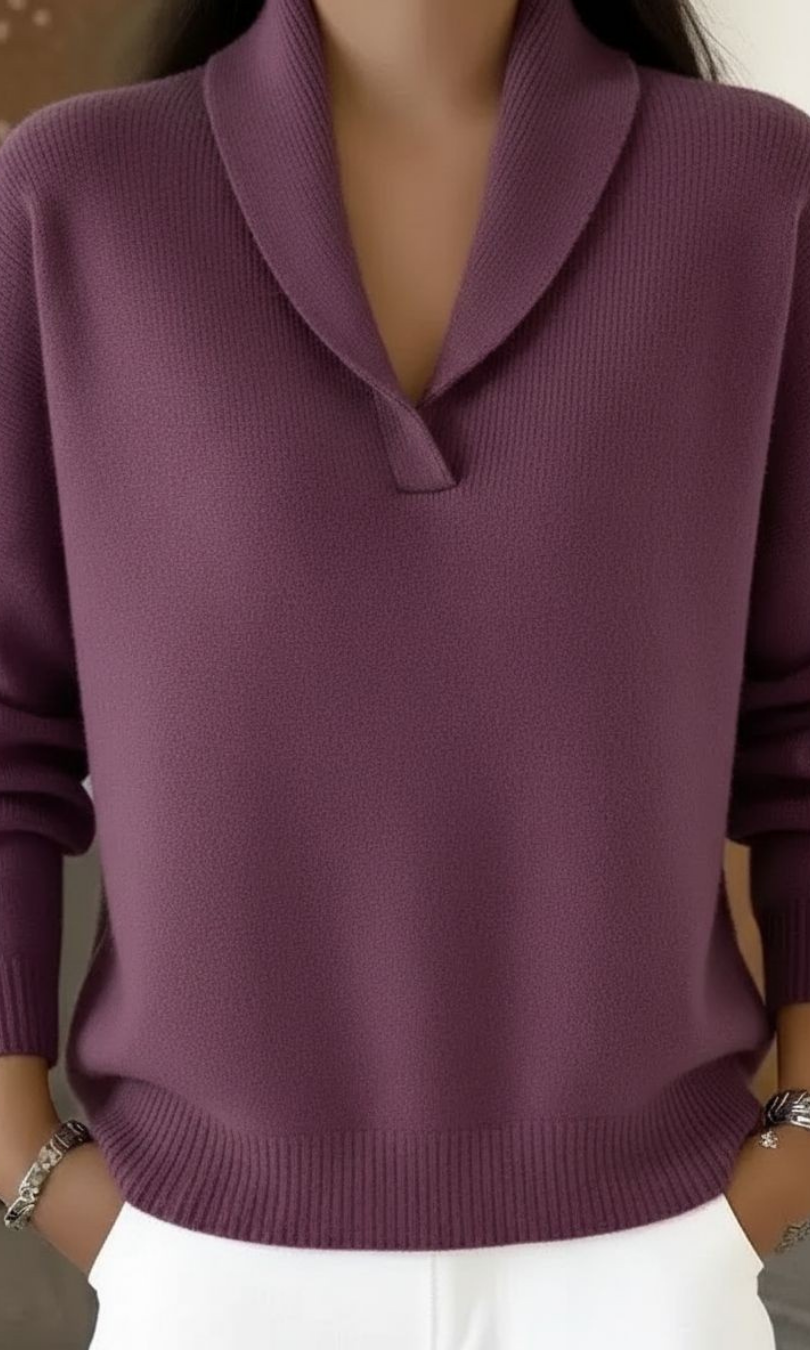 Lifestyle image of Vera comfortable everyday pants styled with a casual top.
