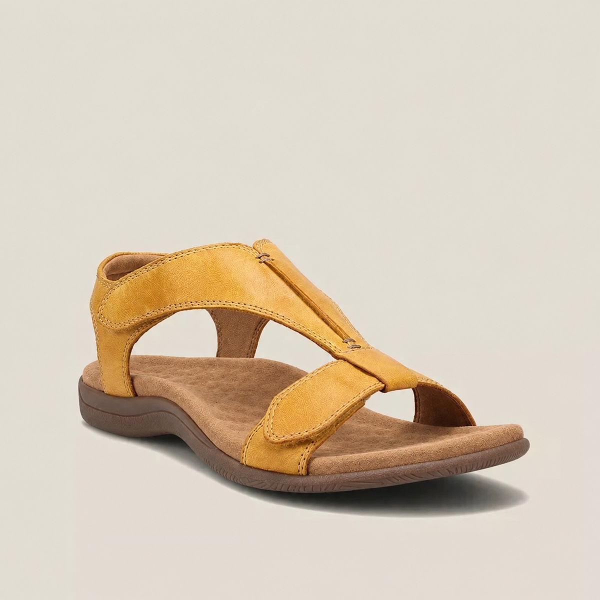 Adira - Ergonomic Comfort Sandals in Yellow