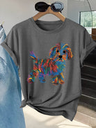 Pippa - Charming Dog Print Tee – view 3