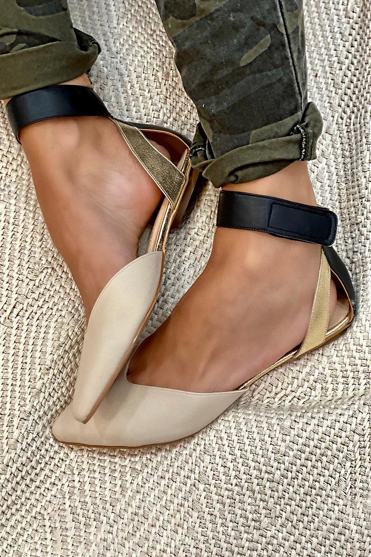 Lottie Chic Two-Tone Flats
