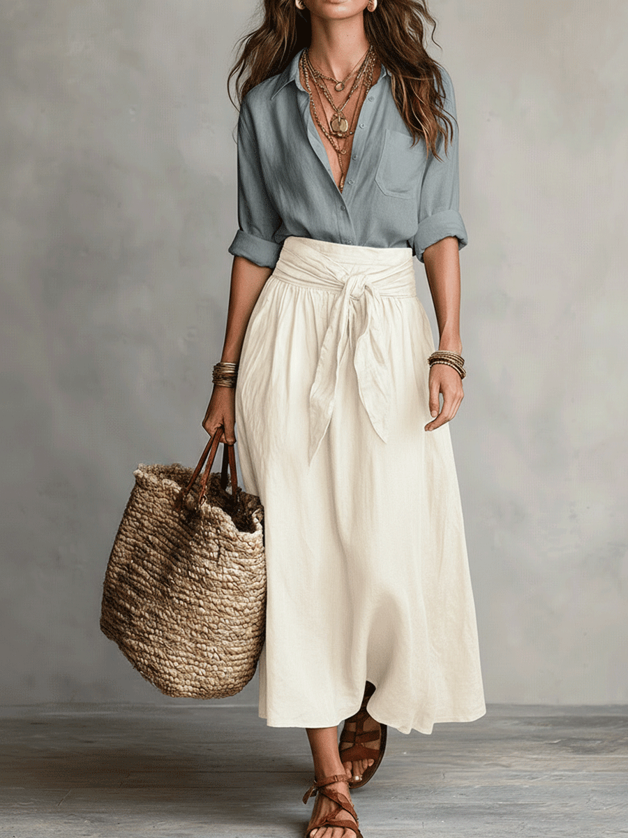 Antonia - Boho Skirt Set