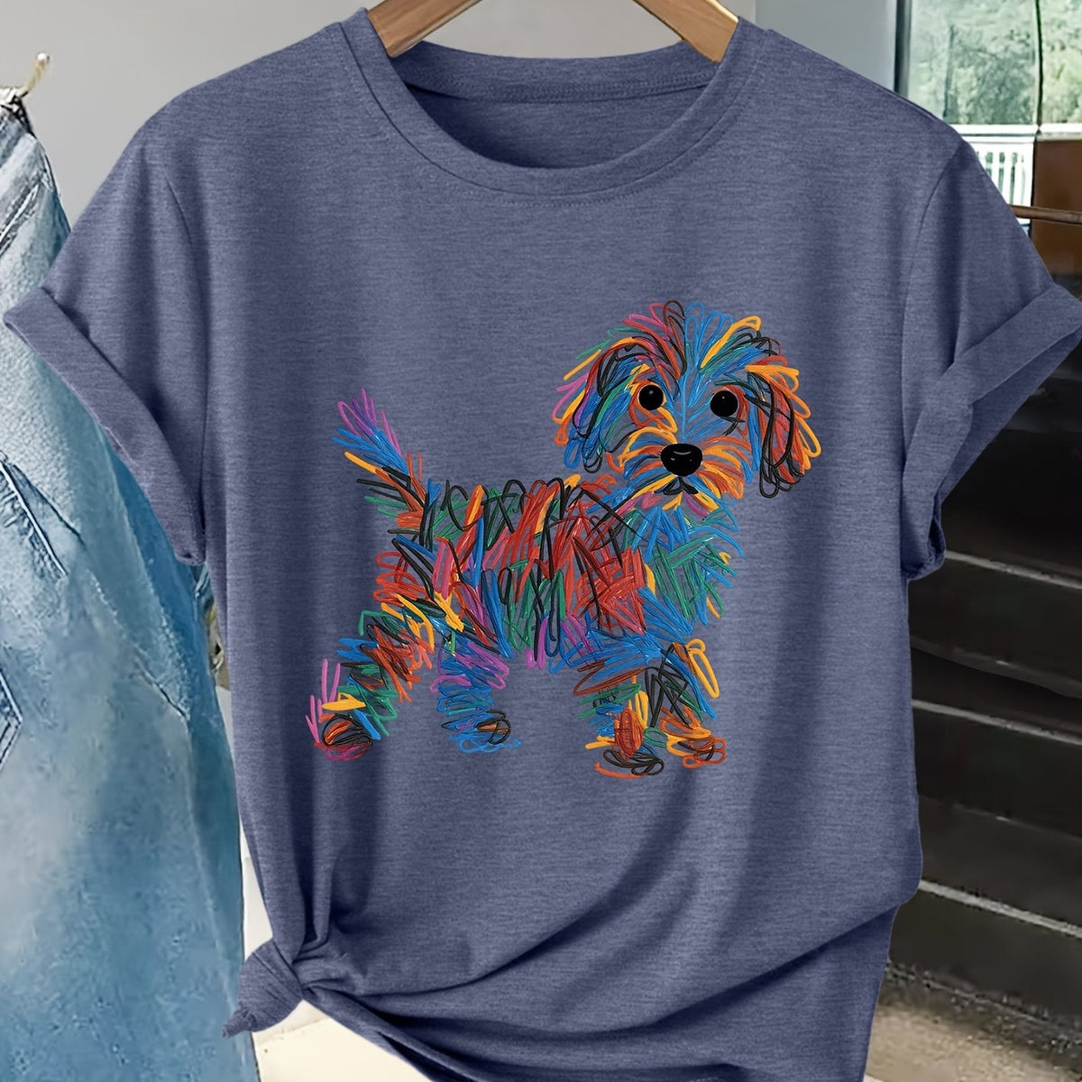 Pippa - Charming Dog Print Tee – view 18