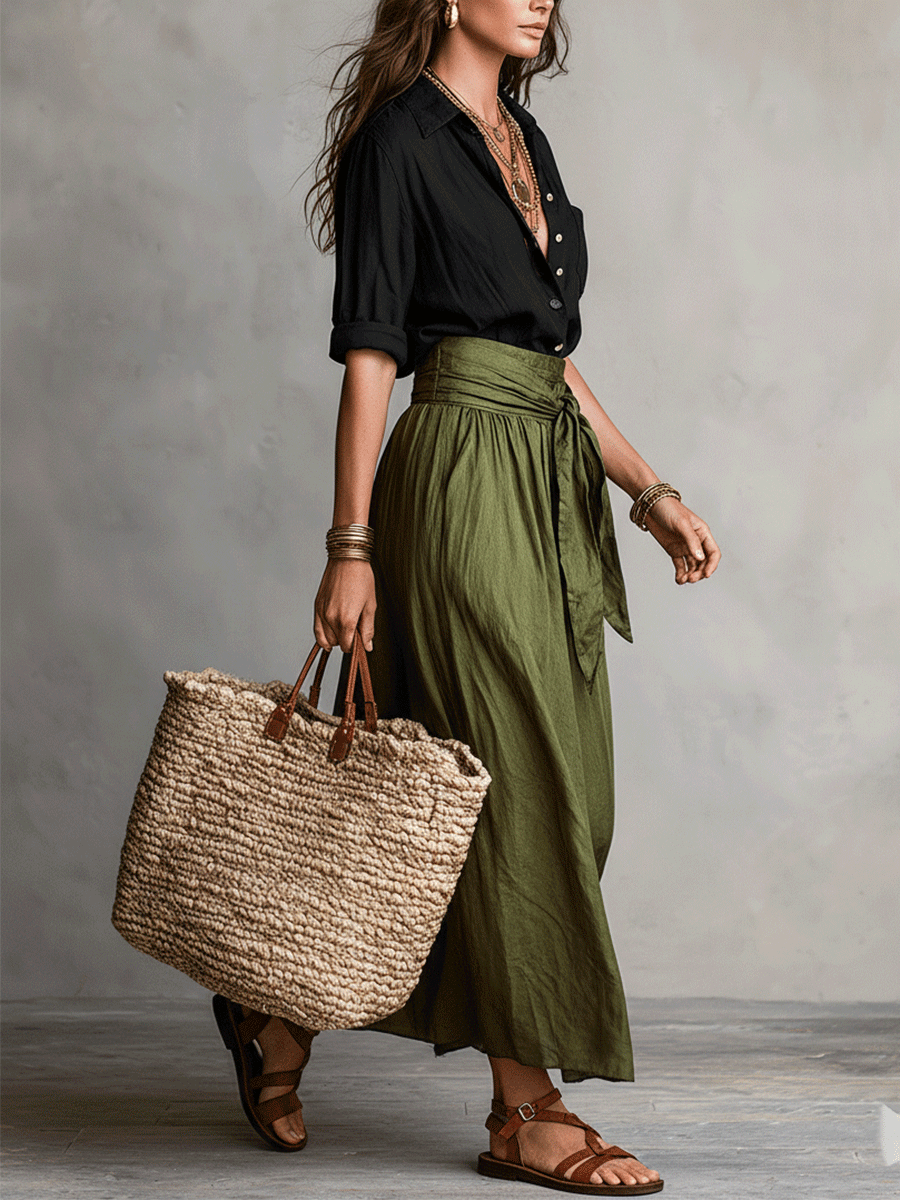 Antonia - Boho Skirt Set