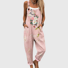 Agatha | Pink Floral Overall