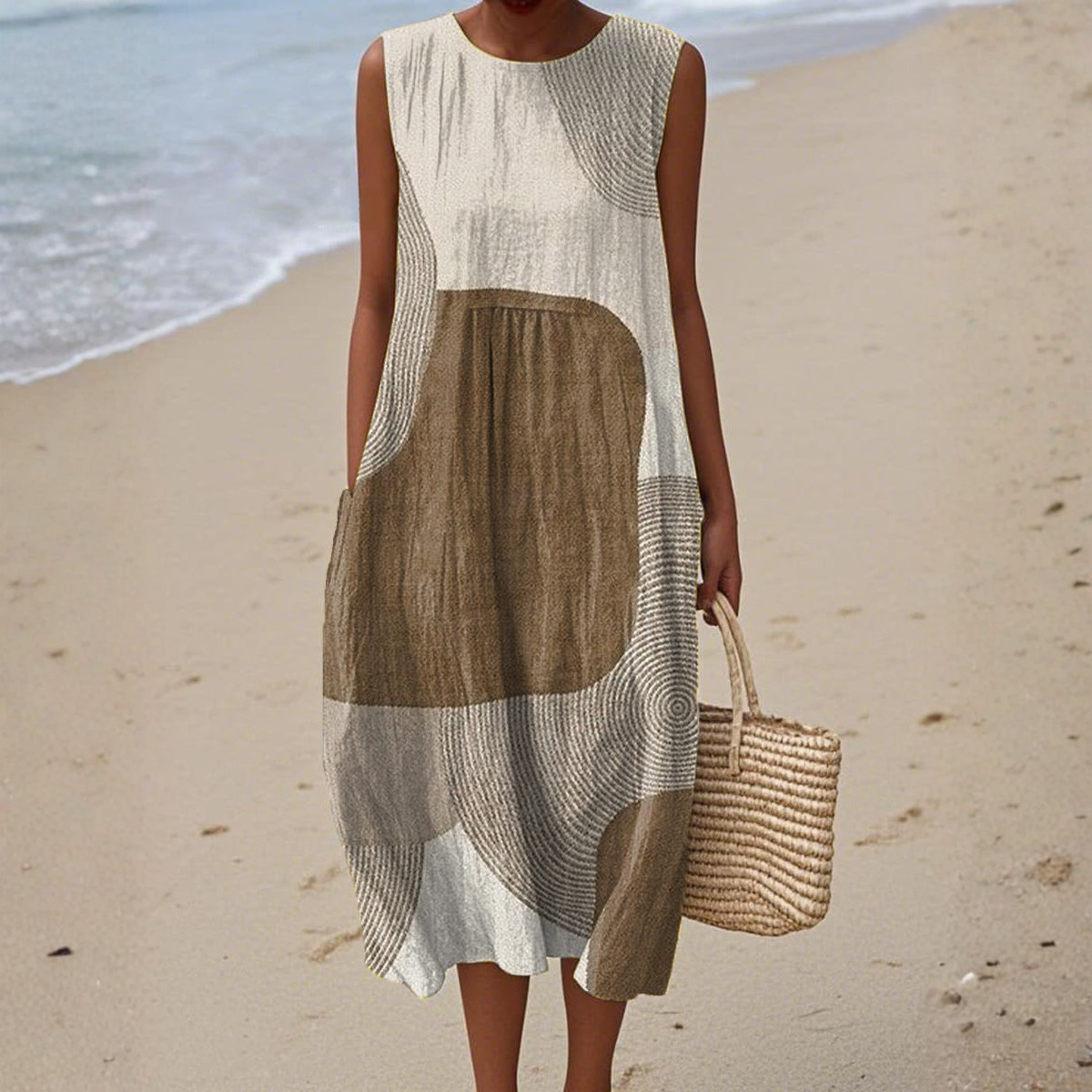 Helena Abstract Summer Dress