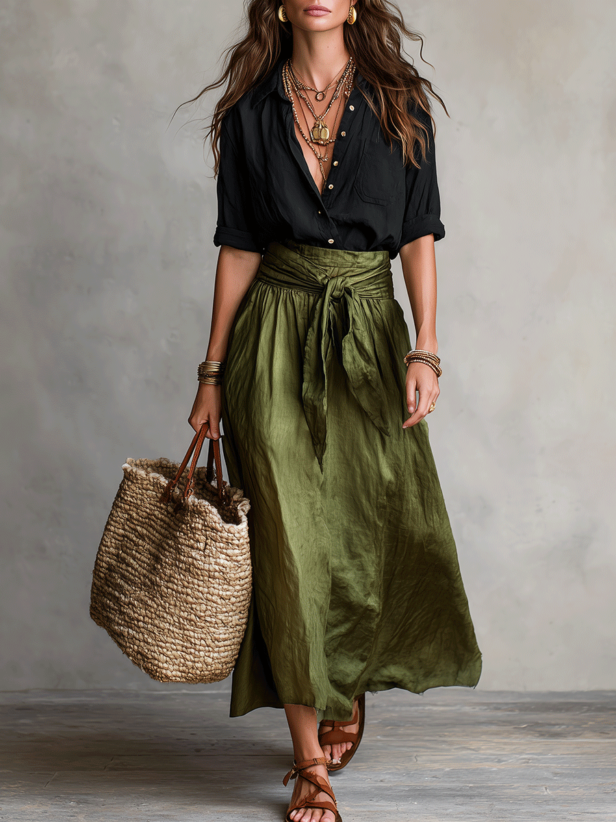 Antonia - Boho Skirt Set
