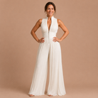 Lifestyle shot of the women's jumpsuit in a relaxed setting, emphasizing comfort and ease of movement.