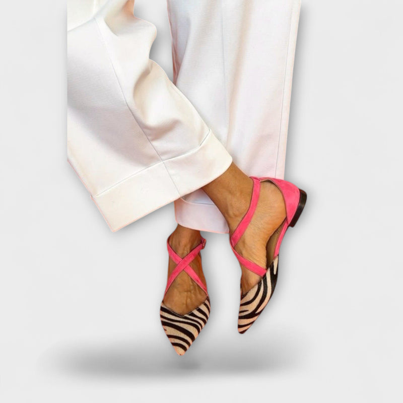 Zarella – Zebra Flats in Pink Power