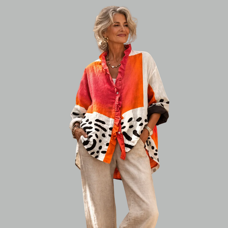 Ruby Relaxed Print Blouse