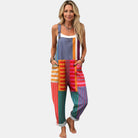 Joyce | Rainbow Patchwork Overall