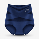 Packaging of the high-waisted shaping underwear, indicating size and color options.