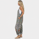 Hester | Grey Floral Overall
