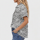 Mirabel | Polka Dot Collared Top