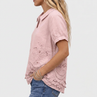 Clemency | Floral Collared Top