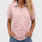 Clemency | Floral Collared Top