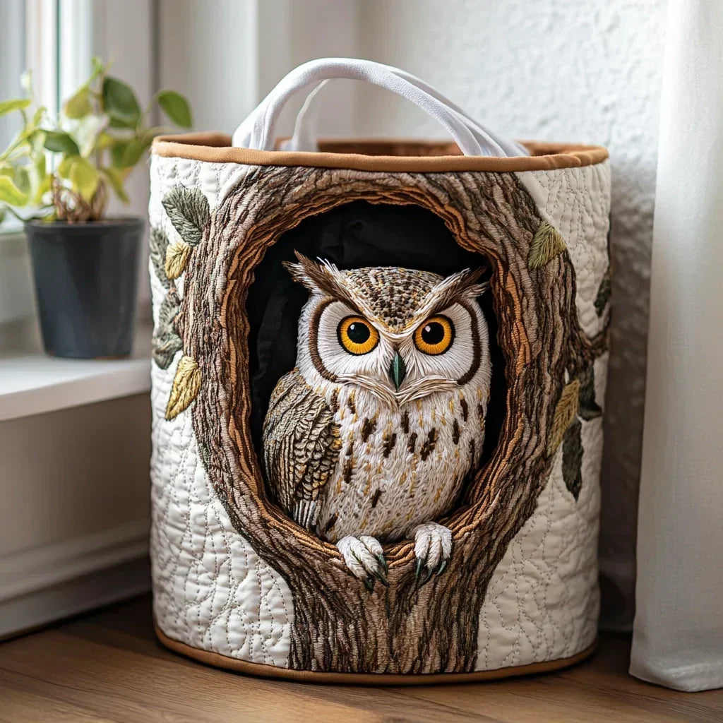 Wise Owl Hollow Laundry Basket