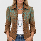 Philippa | Paisley Print Ruffle Jacket