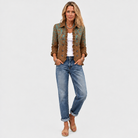Philippa | Paisley Print Ruffle Jacket