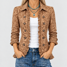 Winifred | Bohemian Floral Ruffle Jacket