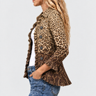 Tilda | Leopard Print Ruffle Jacket