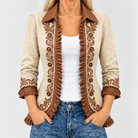 Myrtle | Retro Floral Ruffle Jacket