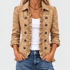 Lorna | Western Print Ruffle Jacket