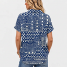 Bernadette | Boho Collared Top