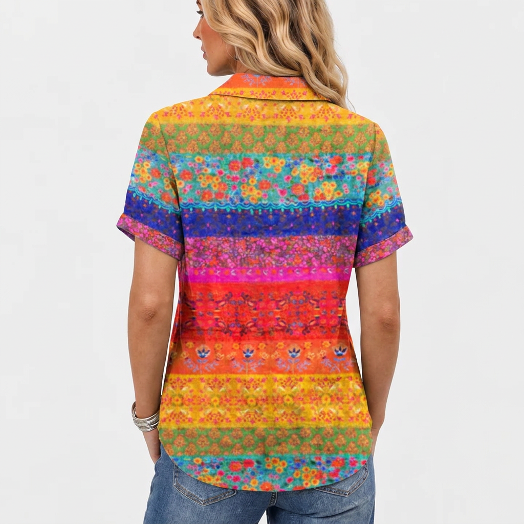 Prudence | Floral Collared Top