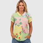 Araminta | Gingham Collared Top