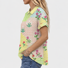Araminta | Gingham Collared Top